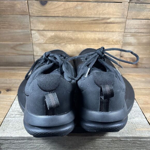 Under Armour Mens Sz 13 Charged Assert 9 Black Lace Up Running Shoes Sneaker - Picture 4 of 10